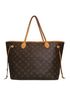 Monogram Neverfull MM, back view